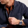 Montre multifonction Garrett en acier inoxydable bicolore Montre multifonction Garrett en acier inoxydable bicolore