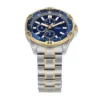 Montre multifonction Garrett en acier inoxydable bicolore Montre multifonction Garrett en acier inoxydable bicolore