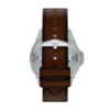 Montre multifonction Garrett en cuir marron Montre multifonction Garrett en cuir marron