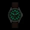 Montre multifonction Garrett en cuir marron Montre multifonction Garrett en cuir marron