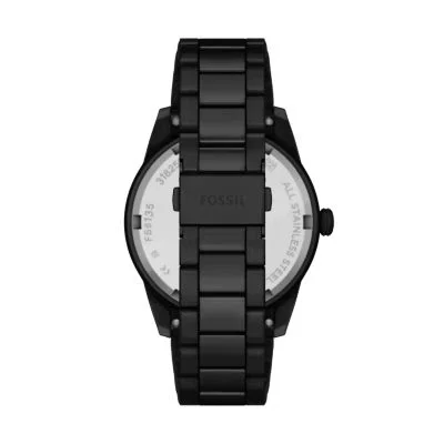 Montre multifonction Pearson en acier inoxydable noir Montre multifonction Pearson en acier inoxydable noir