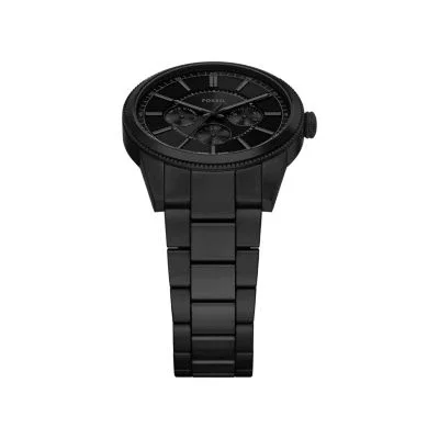 Montre multifonction Pearson en acier inoxydable noir Montre multifonction Pearson en acier inoxydable noir