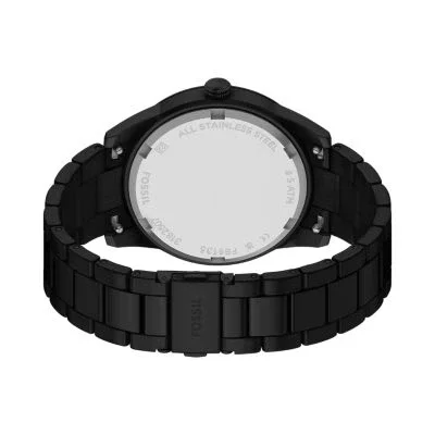 Montre multifonction Pearson en acier inoxydable noir Montre multifonction Pearson en acier inoxydable noir