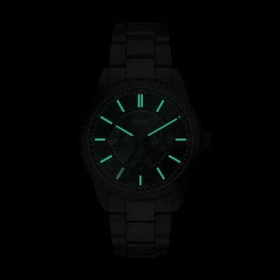 Montre multifonction Pearson en acier inoxydable noir Montre multifonction Pearson en acier inoxydable noir