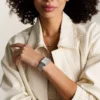 Montre multifonction Raquel Sun Moon en acier inoxydable Montre multifonction Raquel Sun Moon en acier inoxydable