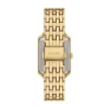Montre multifonction Raquel Sun Moon en acier inoxydable doré Montre multifonction Raquel Sun Moon en acier inoxydable doré
