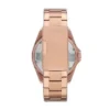 Montre multifonction Riley en acier inoxydable doré rose Montre multifonction Riley en acier inoxydable doré rose