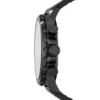 Montre Nate Chronograph en cuir noir