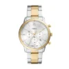 Montre Neutra Chronograph en acier inoxydable bicolore Montre Neutra Chronograph en acier inoxydable bicolore