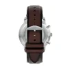 Montre Neutra Chronograph en cuir marron