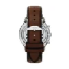 Montre Neutra Chronograph en cuir marron