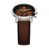 Montre Neutra Chronograph en cuir marron
