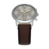 Montre Neutra Chronograph en cuir marron