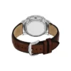 Montre Neutra Chronograph en cuir marron