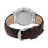 Montre Neutra Chronograph en cuir marron