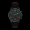 Montre Neutra Chronograph en cuir marron