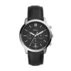 Montre Neutra Chronograph en cuir noir Montre Neutra Chronograph en cuir noir