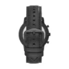 Montre Neutra Chronograph en cuir noir