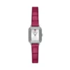 Montre Raquel Mini à deux aiguilles en cuir rose Montre Raquel Mini à deux aiguilles en cuir rose