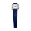 Montre Raquel Mini à deux aiguilles en velours bleu Montre Raquel Mini à deux aiguilles en velours bleu