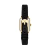 Montre Raquel Mini à deux aiguilles en velours noir Montre Raquel Mini à deux aiguilles en velours noir