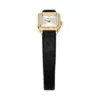 Montre Raquel Mini à deux aiguilles en velours noir Montre Raquel Mini à deux aiguilles en velours noir