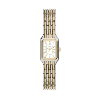 Montre Raquel Mini à trois aiguilles en acier inoxydable bicolore