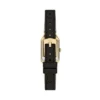 Montre Raquel Mini à trois aiguilles en cuir noir Montre Raquel Mini à trois aiguilles en cuir noir