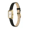 Montre Raquel Mini à trois aiguilles en cuir noir Montre Raquel Mini à trois aiguilles en cuir noir