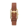 Montre Raquel à trois aiguilles avec date, cuir marron moyen Montre Raquel à trois aiguilles avec date, cuir marron moyen