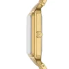 Montre Raquel à trois aiguilles avec date, en acier inoxydable doré Montre Raquel à trois aiguilles avec date, en acier inoxydable doré