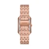 Montre Raquel à trois aiguilles avec date, en acier inoxydable doré rose Montre Raquel à trois aiguilles avec date, en acier inoxydable doré rose