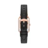 Montre Raquel à trois aiguilles avec date, en cuir LiteHide™ noir Montre Raquel à trois aiguilles avec date, en cuir LiteHide™ noir