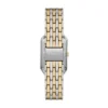 Montre Raquel à trois aiguilles, date, acier inoxydable bicolore