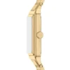 Montre Raquel à trois aiguilles en acier inoxydable doré