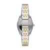 Montre Scarlette à trois aiguilles et date, en acier inoxydable bicolore