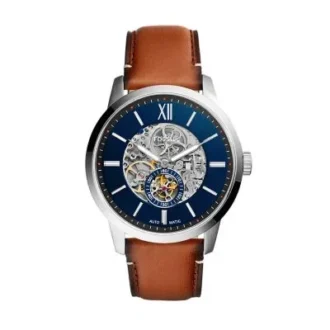 Montre Townsman 48 mm automatique en cuir marron clair