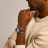 Montre Townsman 48 mm automatique en cuir marron clair