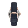 Montre Townsman automatique en cuir bleu marine