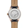 Montre Townsman automatique en cuir bleu marine