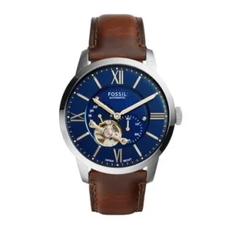 Montre Townsman automatique en cuir marron