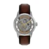Montre Townsman automatique en cuir marron