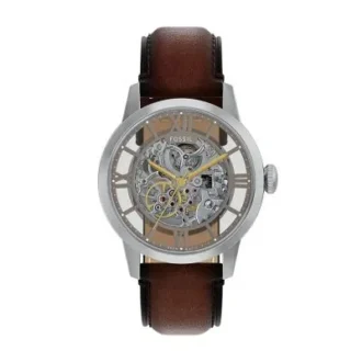 Montre Townsman automatique en cuir marron
