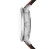 Montre Townsman automatique en cuir marron