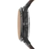 Montre Townsman automatique en cuir marron foncé