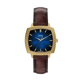 nick jonas x fossil machine luxe blue vignette montre trois aiguilles en cuir croco marron 1 330x330 - Nick Jonas x Fossil Machine Luxe Blue Vignette Montre &agrave; trois aiguilles en cuir croco marron