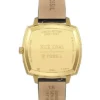 Nick Jonas x Fossil Machine Luxe Blue Vignette Montre à trois aiguilles en cuir croco marron