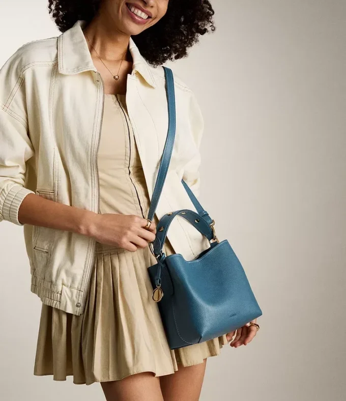 Petit sac à bandoulière en cuir Jessie