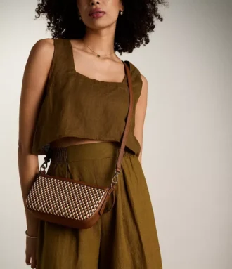 Petit sac à bandoulière en cuir Jolie