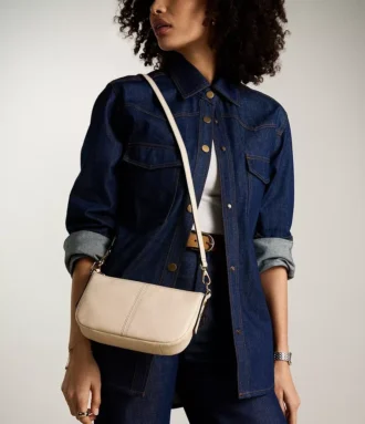 Petit sac à bandoulière en cuir Jolie